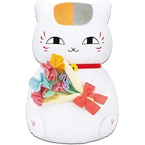 BANDAI Natsume Yuujinchou Ichiban Kuji Lottery 1 Nyanko Sensei to Hanasirabe รางวัล 1 A และช่อดอกไม้