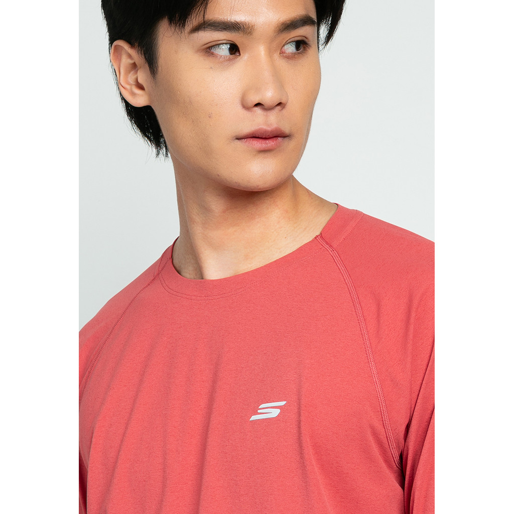 Skechers สเก็ตเชอร์ส เสื้อยืดแขนยาวผู้ชาย Men Walking Performance Long Sleeve Tee - SP325M284-MR01 — صورة 3