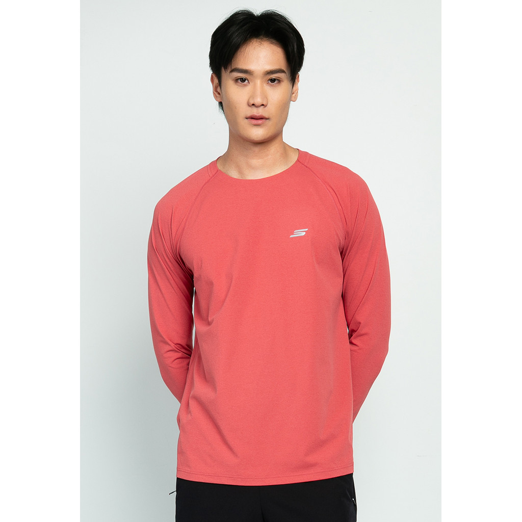 Skechers สเก็ตเชอร์ส เสื้อยืดแขนยาวผู้ชาย Men Walking Performance Long Sleeve Tee - SP325M284-MR01 (FF)