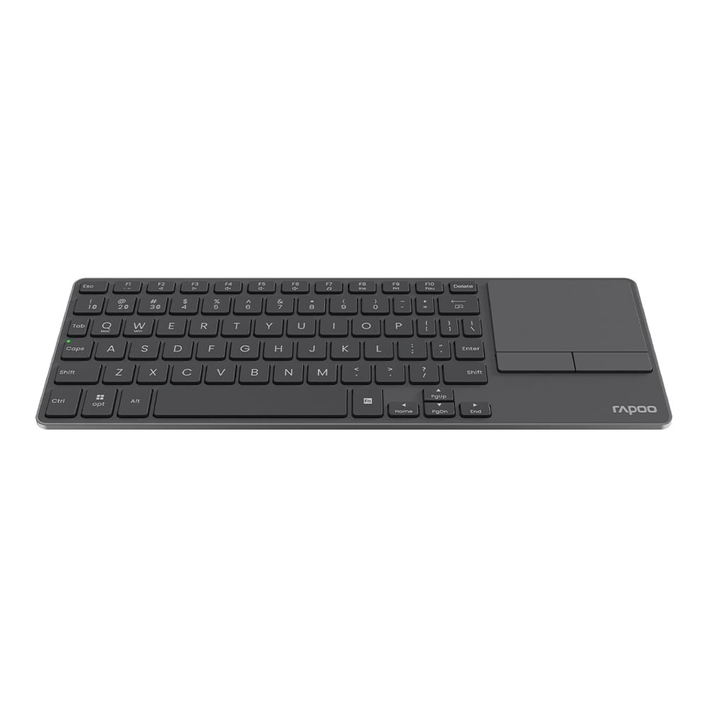 คีย์บอร์ดไร้สาย WIRELESS KEYBOARD (คีย์บอร์ดไร้สาย) RAPOO E900T - BLACK