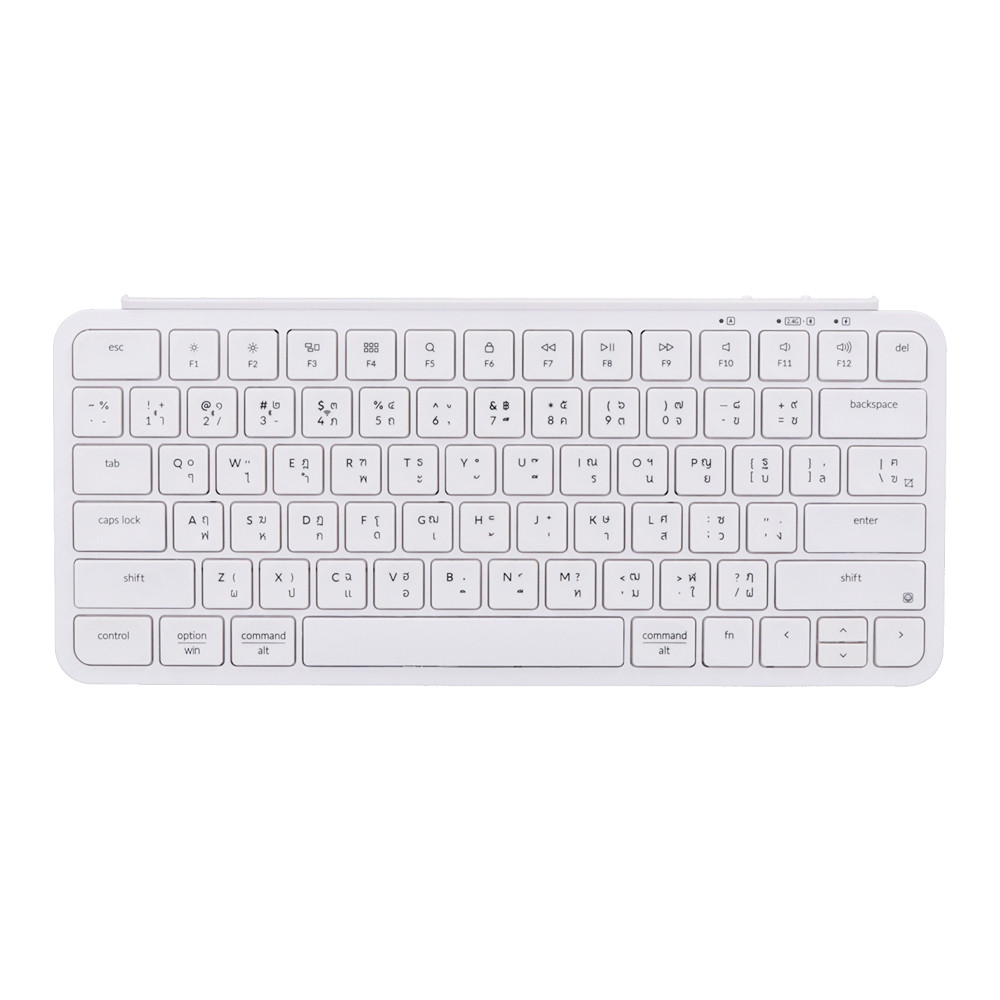 คีย์บอร์ดไร้สาย WIRELESS KEYBOARDKEYCHRON B1 PRO (IVORY WHITE) (SCISSOR SWITCH NON-BACKLIT EN/TH) (B