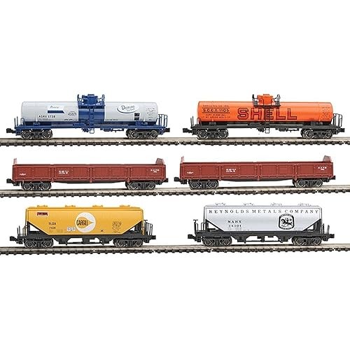 KATO 106-6275 Mixed Freight Train 6-Car Set - โมเดลรถยนต์ต่างประเทศ N Gauge

