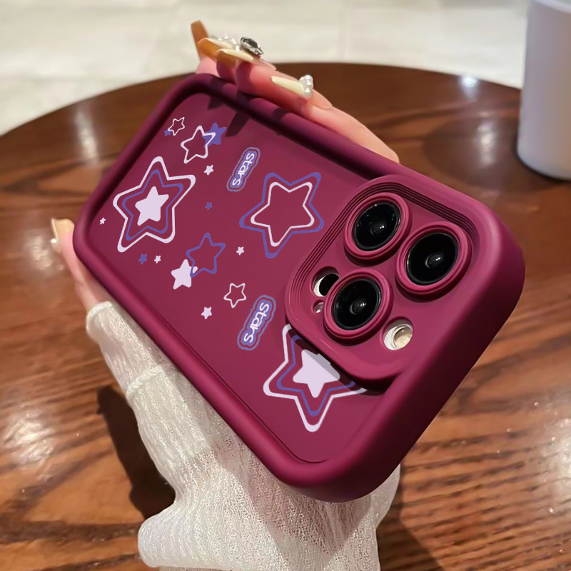 MHKEID เคสสำหรับ Infinix Smart 9 Smart 9 HD Hot 50i เคสฝาครอบป้องกันโทรศัพท์เคสโทรศัพท์องค์ประกอบรูปดาวน่ารัก - รูปที่ 6