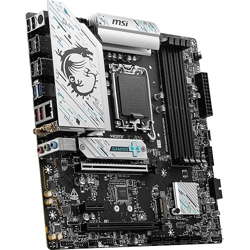 MSI B760M GAMING PLUS WIFI DDR4 Intel 14th/13th/12th Gen Core Processors Support Micro-ATX Motherboa