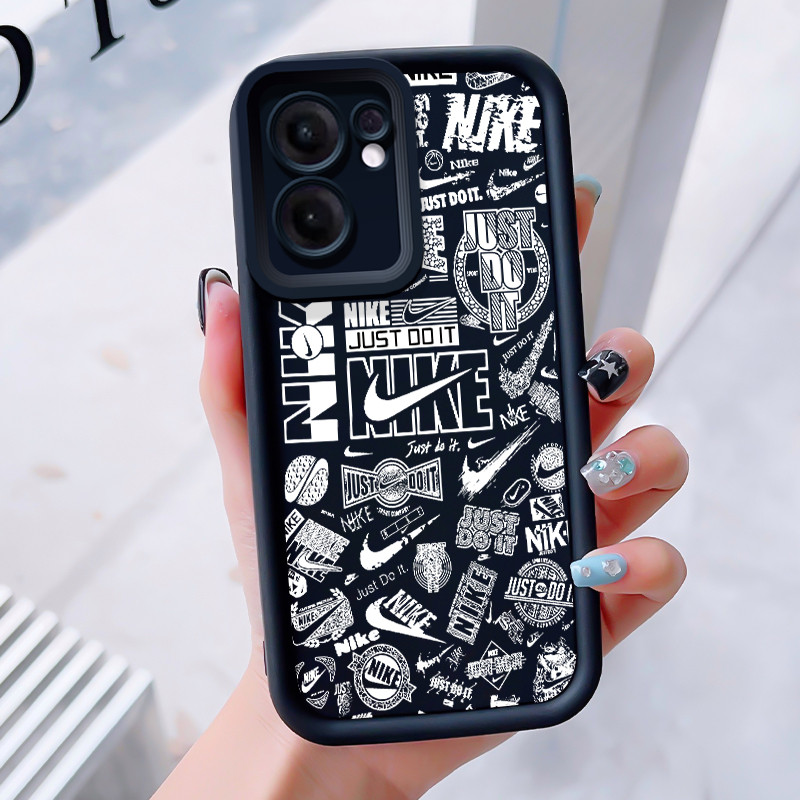 เคสสำหรับ OPPO Reno 13F 4G Reno 13F 5G เคสโทรศัพท์แบรนด์อินเทรนด์ซิลิโคนกันกระแทก