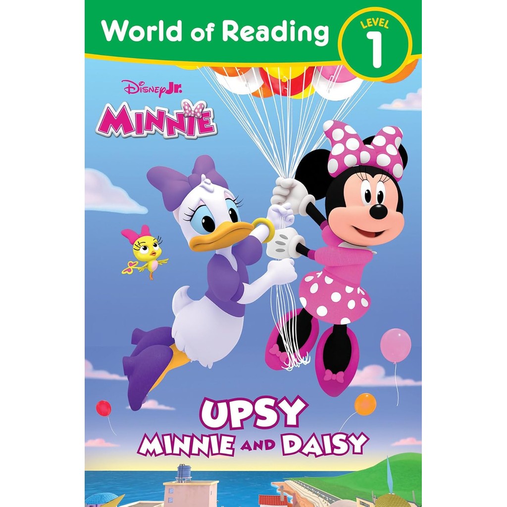 Chulabook|c321|หนังสือ|UPSY MINNIE AND DAISY : WORLD OF READING LEVEL 1 9781368106399