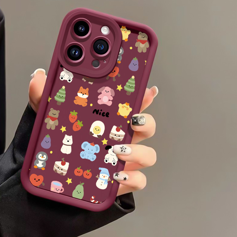 เคสสำหรับ Realme 5 Pro 5i 5s 6i C3 C3i Narzo 10 Narzo 10A Narzo 20A เคสโทรศัพท์สัตว์น่ารักซิลิโคนกันกระแทก - รูปที่ 5