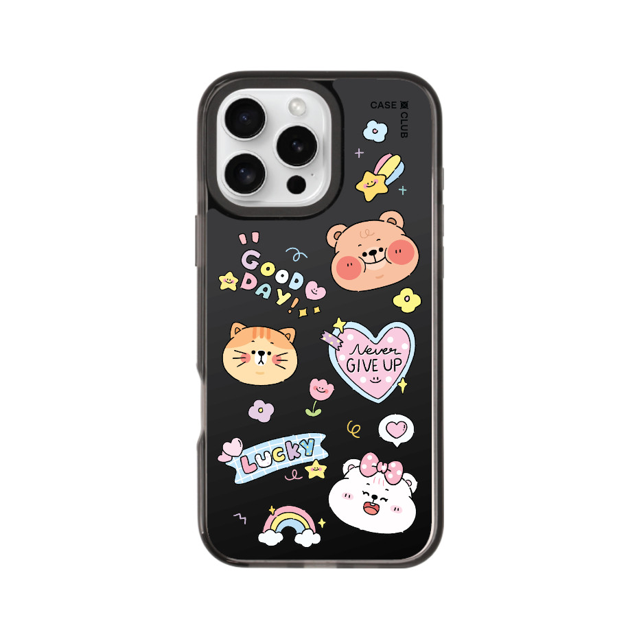 CaseClub เคสไอโฟน เคส กระจก Onnie Bear Sticker