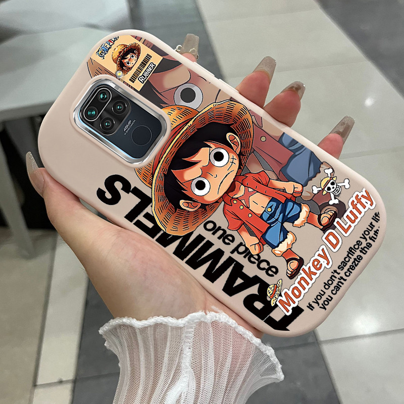 เคสสำหรับ Xiaomi Redmi Note 9 Note 9s Note 9 Pro POCO M2 Pro เคสโทรศัพท์อะนิเมะนําชายกันกระแทกกลมและอ้วน