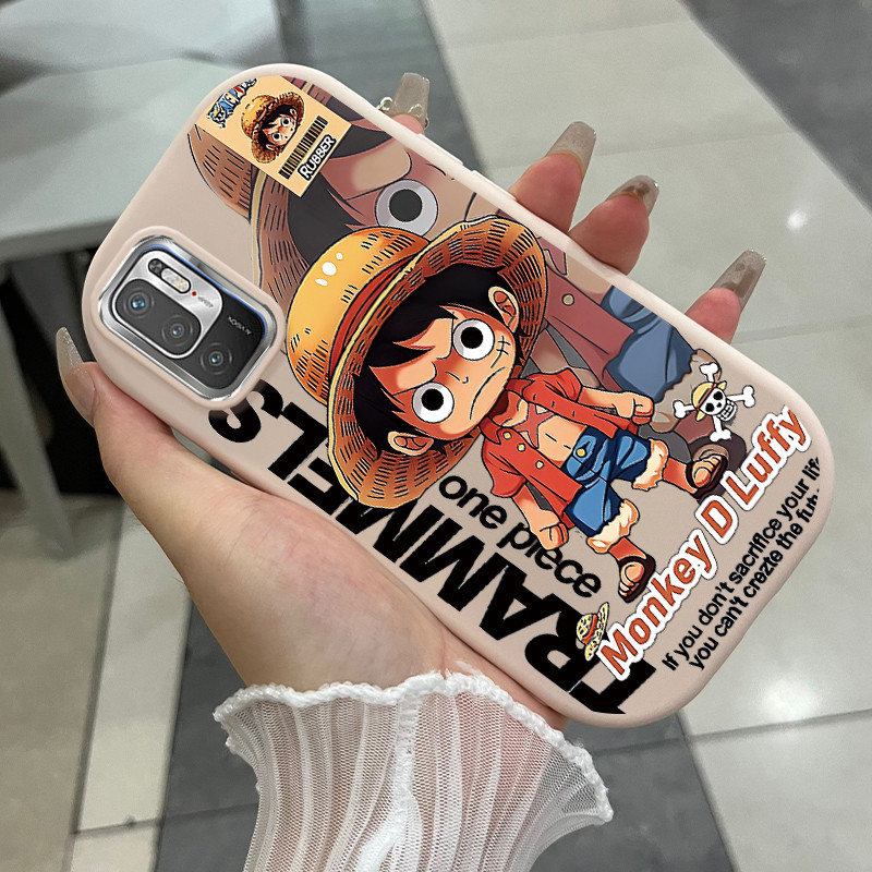 เคสสำหรับ Xiaomi Redmi Note 10 5G Note 10T 5G POCO M3 Pro 5G เคสโทรศัพท์อะนิเมะนําชายกันกระแทกกลมและอ้วน