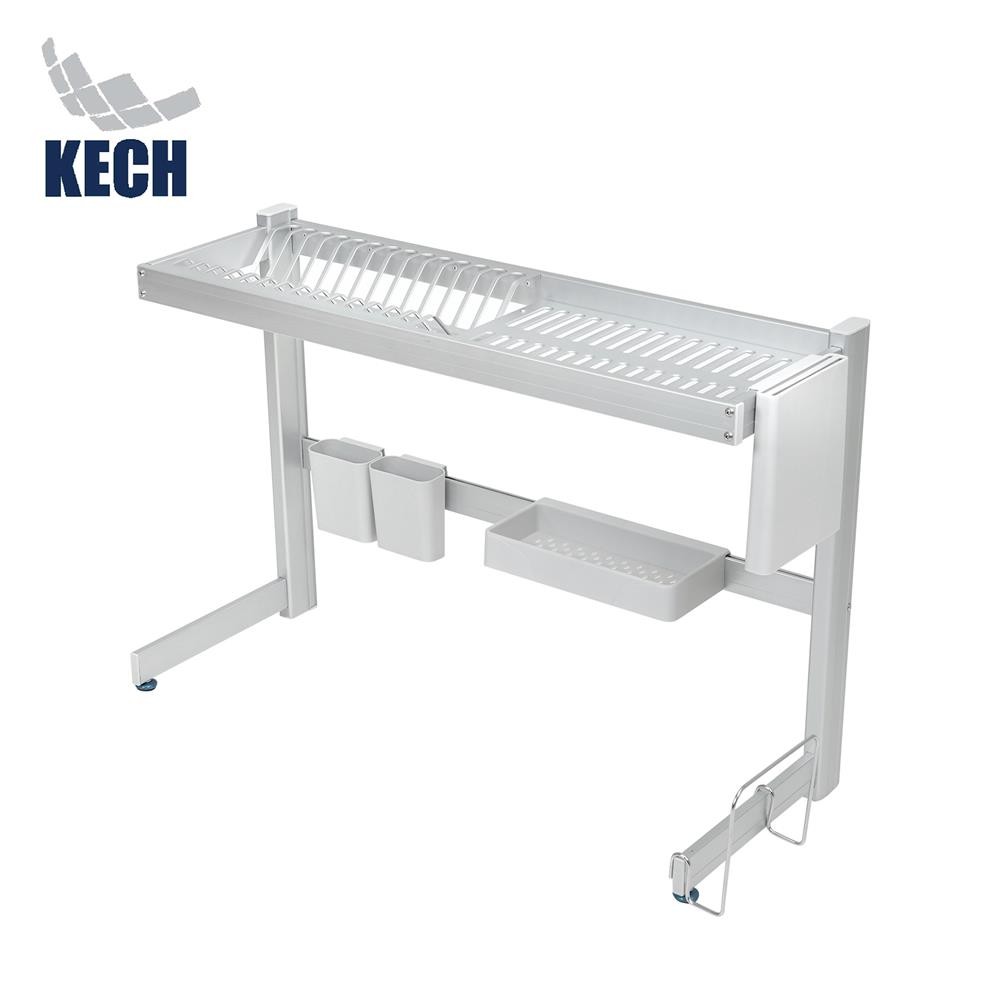 HomePro ชั้นวางจานแบบคร่อมซิงค์อะลูมิเนียม  NOBLE 86 ซม. แบรนด์ KECH