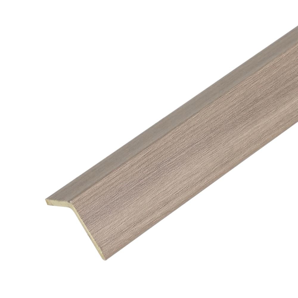 CROBERN ตัวจบผนัง PVC JF194 PVC02 2.5X2.5X240 ซม. สีขาวลายไม้ จัดส่งโดย HomePro