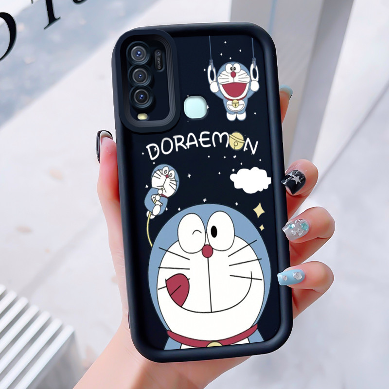 เคสสำหรับ VIVO Y50 Y30 Y30i เคสโทรศัพท์แมวสามสีซิลิโคนกันกระแทก