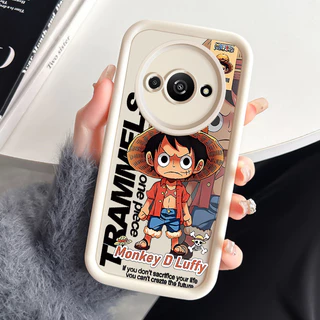 เคสสำหรับ Xiaomi Redmi A3 A3X POCO C61 เคสโทรศัพท์ตัวเอกอนิเมะสามสีซิลิโคนกันกระแทก