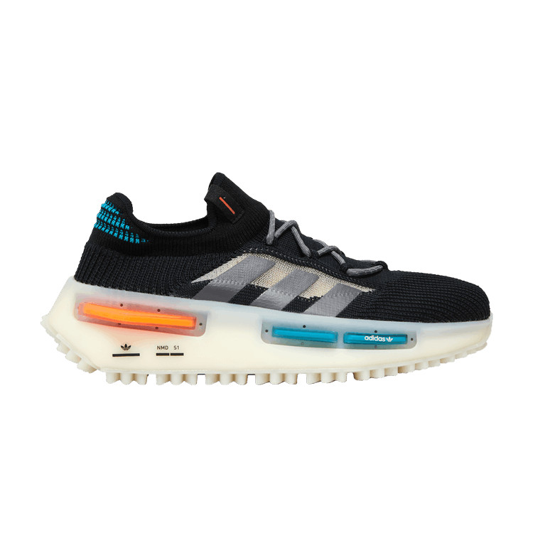 adidas NMD S1 Core Black Blue Orange