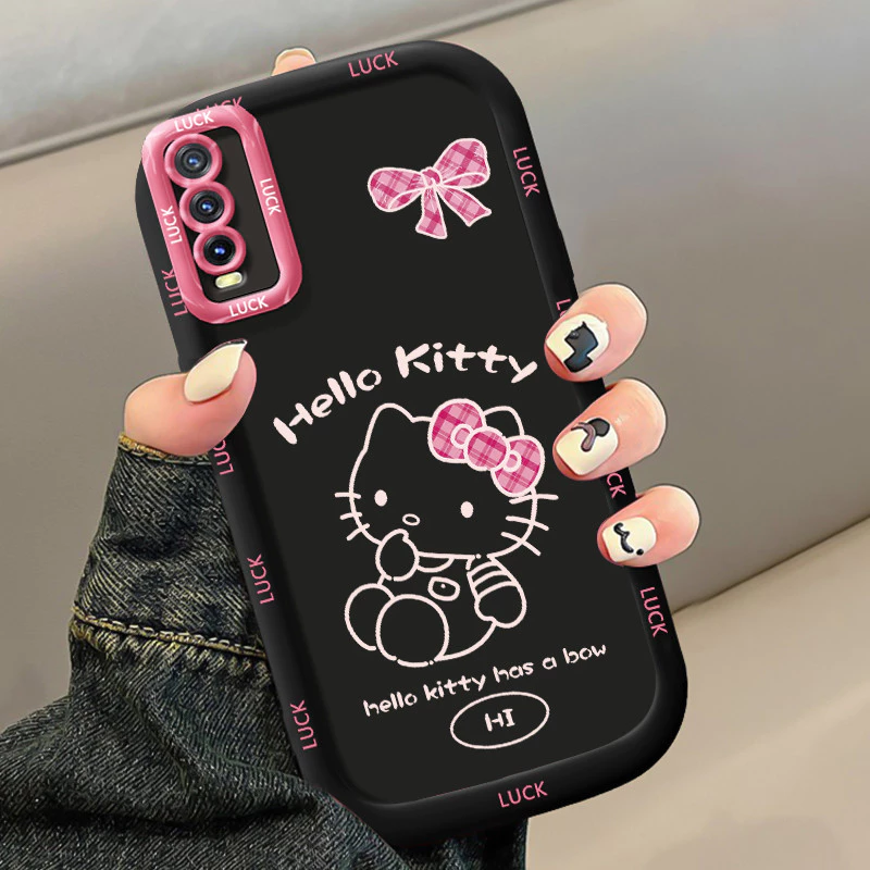 เคสสำหรับ VIVO Y20 Y20i Y20s Y20A Y20G Y12A Y12S Y11s เคสโทรศัพท์แมวกันกระแทกป้องกันการตก