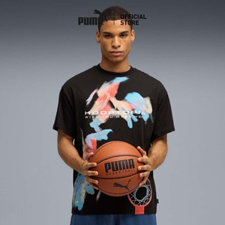 PUMA Basketball เสื้อยืด Hooptopia INOC สำหรับผู้ชาย สีดำ - …