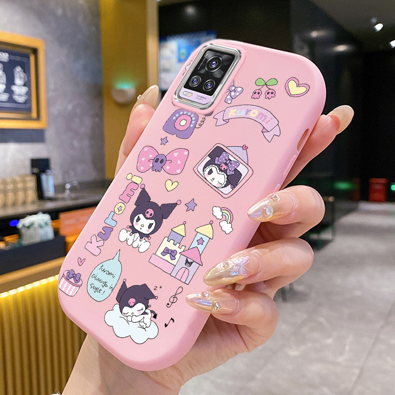 เคสสำหรับ VIVO V20 Pro S7 เคสโทรศัพท์กระต่ายกันกระแทกกลมและอ้วน - รูปที่ 2