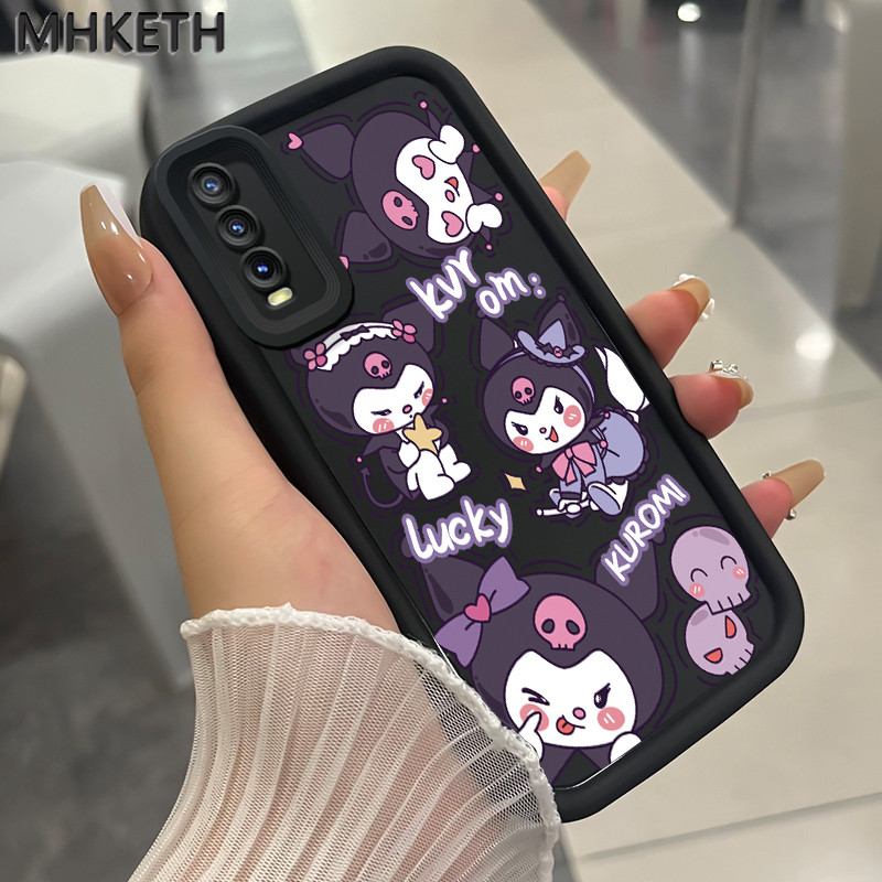 MHKETH เคสสำหรับ VIVO Y20 Y20i Y20s Y20A Y20G Y12A Y12S Y11s เคสมือถือลายแมวน่ารักและเป็นที่นิยม