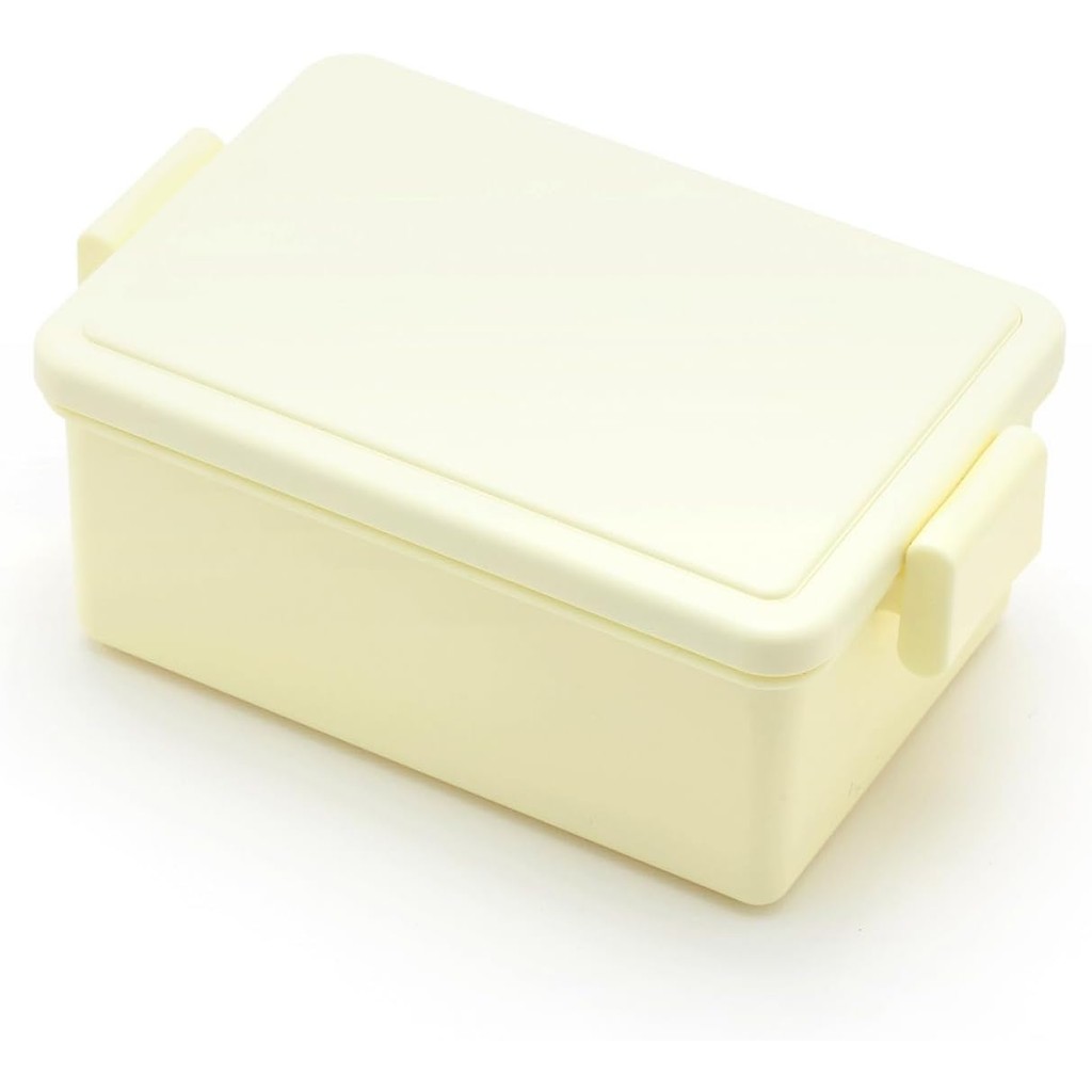 GEL-COOL 0101-0328 Gel Cool Square Lunch Box with Integrated Ice Pack, M, Cold Insulation, Cream Yel