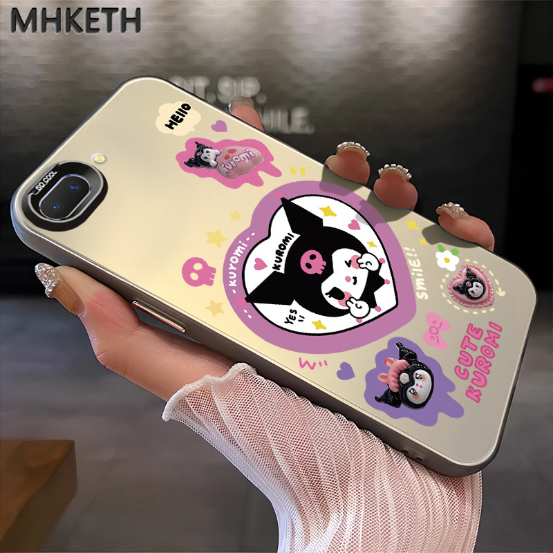 MHKETH เคสสำหรับ OPPO A5 A3s A12e A7 A5s A12 A12s A11k Realme C1 เคสโทรศัพท์ผู้หญิงการ์ตูนน่ารัก