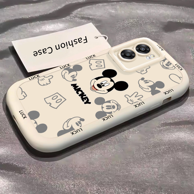เคสสำหรับ OPPO A57 2022 A77 2022 A57s A57e A77s เคสโทรศัพท์เมาส์น่ารักกันกระแทกป้องกันการตก