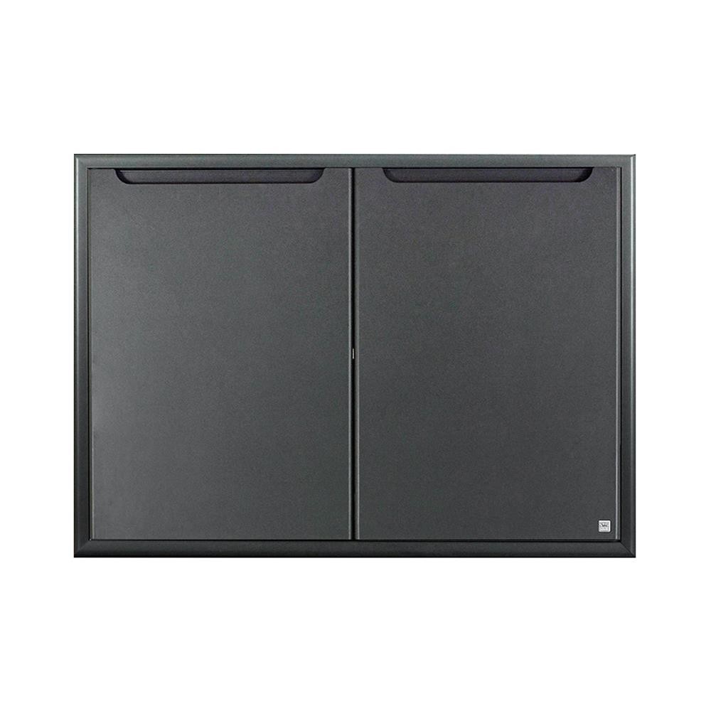 KING หน้าบานคู่ CURVE 96x68.8 ซม. สีเทา จัดส่งโดย HomePro