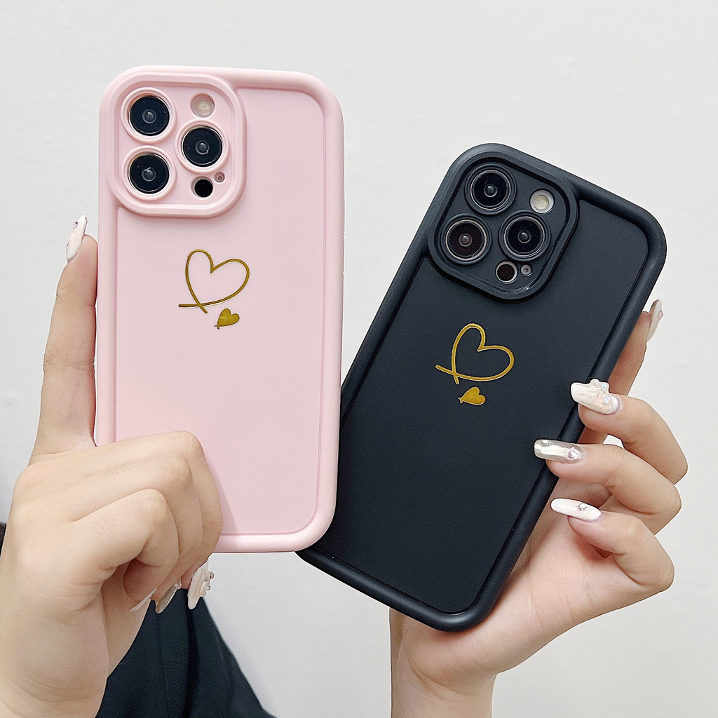 หัวใจเคส Iphone 14 13 Pro Max 16 Pro Max 11 7 Plus16 Plus ไอโฟน 6S Xs Max Xr 15 Plus 8 12