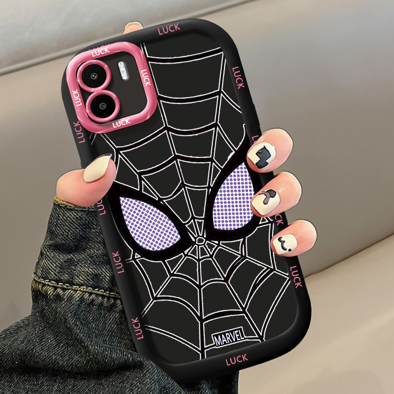 เคสสำหรับ Xiaomi Redmi A1 A2 เคสโทรศัพท์ใยแมงมุมกันกระแทกป้องกันการตก - รูปที่ 7