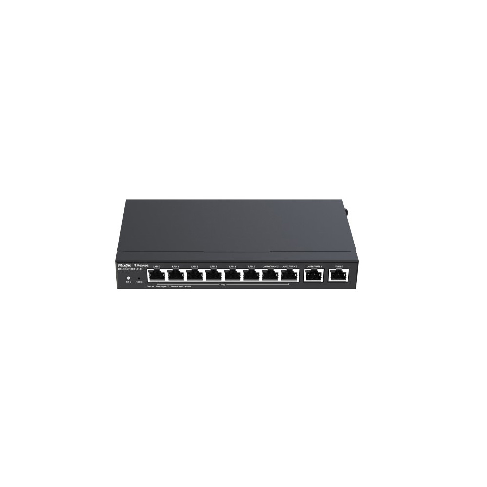 ROUTER (เราเตอร์) RUIJIE RG-EG310GH-P-E REYEE10-PORT HIGH PERFORMANCE CLOUD MANAGED POE OFFICE ROUTE