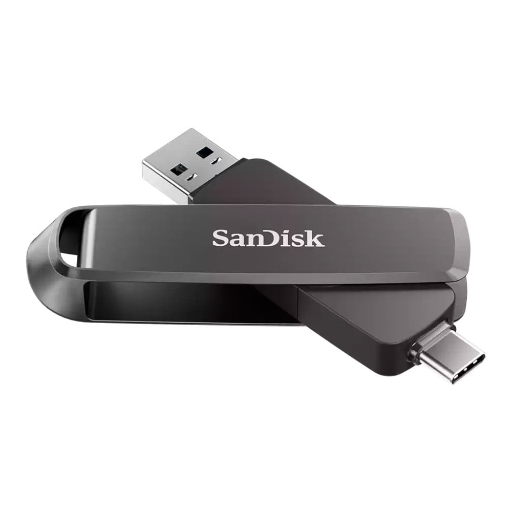 แฟลชไดรฟ์ 2 TB FLASH DRIVE (แฟลชไดร์ฟ) SANDISK EXTREME PRO DUAL DRIVE - BLACK (SDDDE1-2T00-G46)