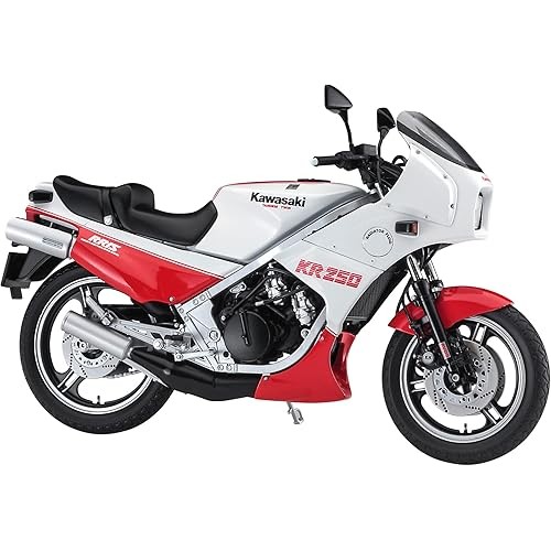 Hasegawa 1/12 Kawasaki Kr250 Kr250A พลาสติกสีขาว/แดง รุ่น 21745
