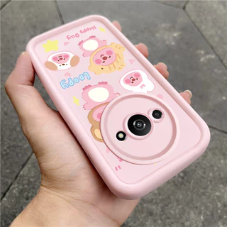 เคสสำหรับ Xiaomi Redmi A3 A3X POCO C61 เคสโทรศัพท์บีเวอร์สามสีซิลิโคนกันกระแทก