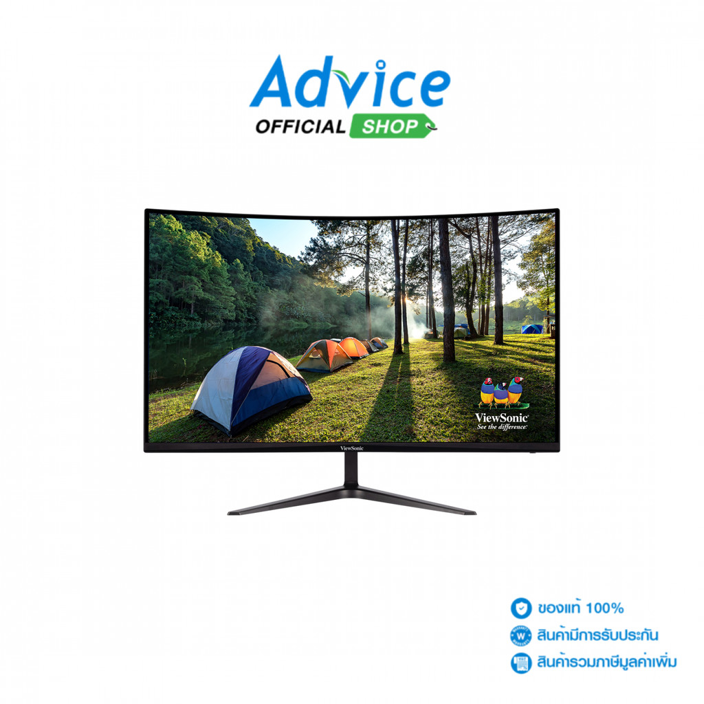 VIEWSONIC MONITOR (จอคอม) 31.5'' VX3218C-2K (VA , HDMI, DP, SPK) 2K 180Hz - A0163263