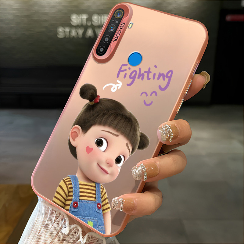 เคสสำหรับ Realme 5 5i 5s 6i C3 C3i เคสโทรศัพท์สาวเด็กผู้ชายเปลือกแข็งกันกระแทก