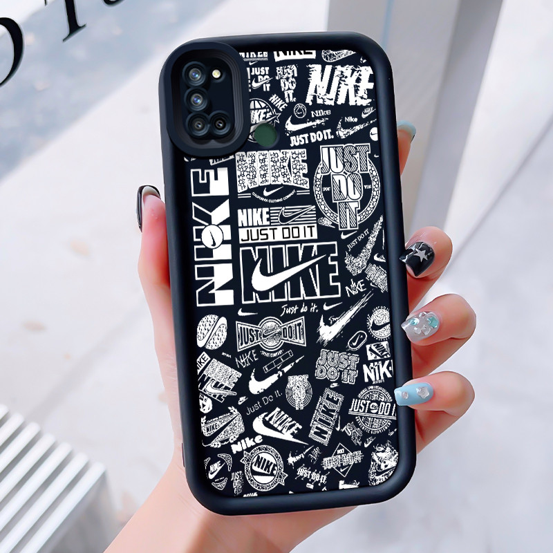 เคสสำหรับ Realme 7i C17 เคสโทรศัพท์แบรนด์อินเทรนด์ซิลิโคนกันกระแทก – โปรปัง