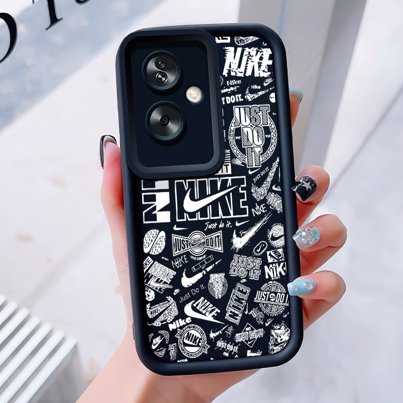 เคสสำหรับ OPPO A79 5G A2 5G เคสโทรศัพท์แบรนด์อินเทรนด์ซิลิโคนกันกระแทก
