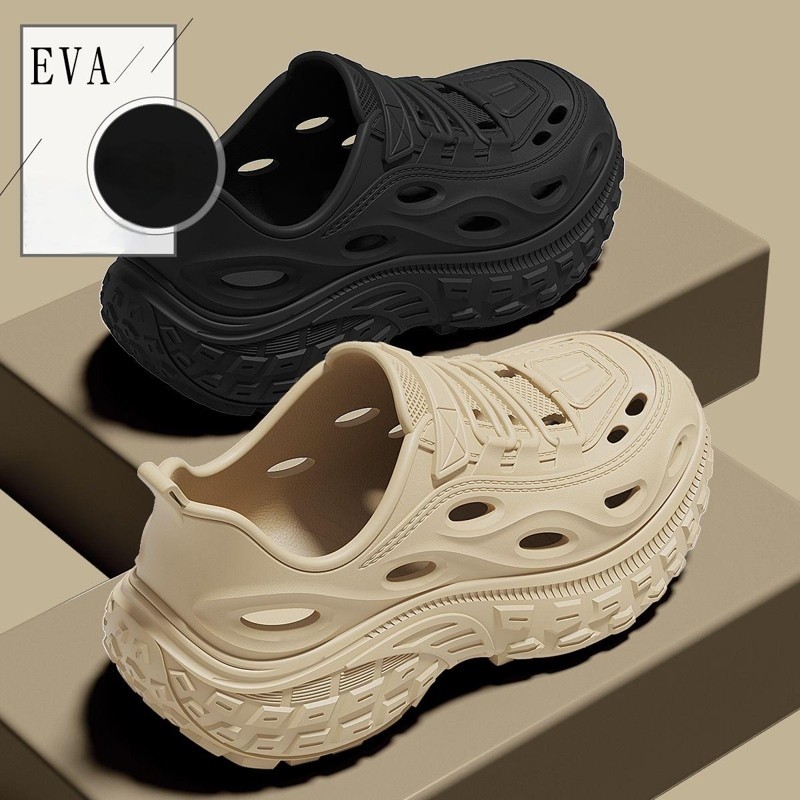 LucyBella66 รองเท้าผ้าใบ ก้นหนา EVA รกันน้ำ ผู้หญิง ระบายอากาศได้ กันลื่น1751348563337