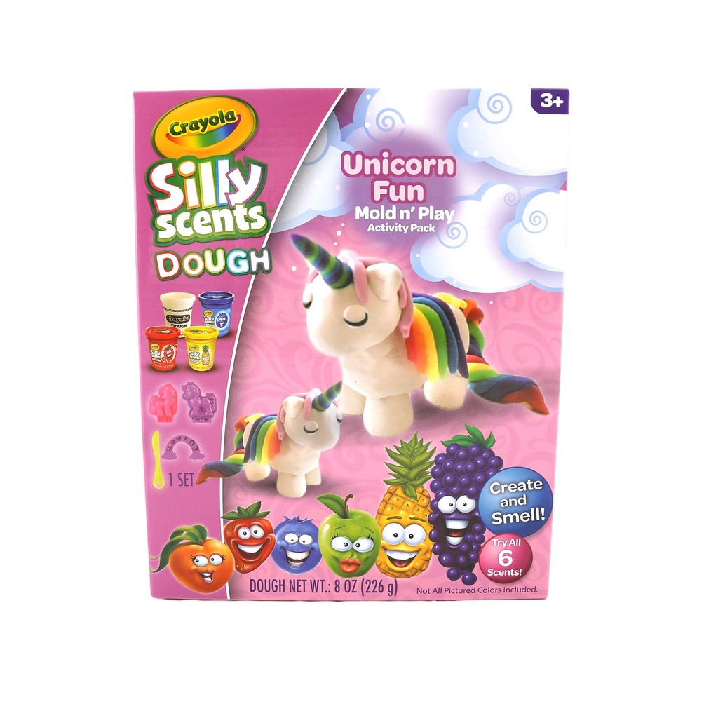 Crayola Silly Scents Unicorn Fun Mold Playset เครโยล่า ชุดปั้นแป้งโดว์ยูนิคอร์น กลิ่นหอม ขนาดกลาง A1-2203