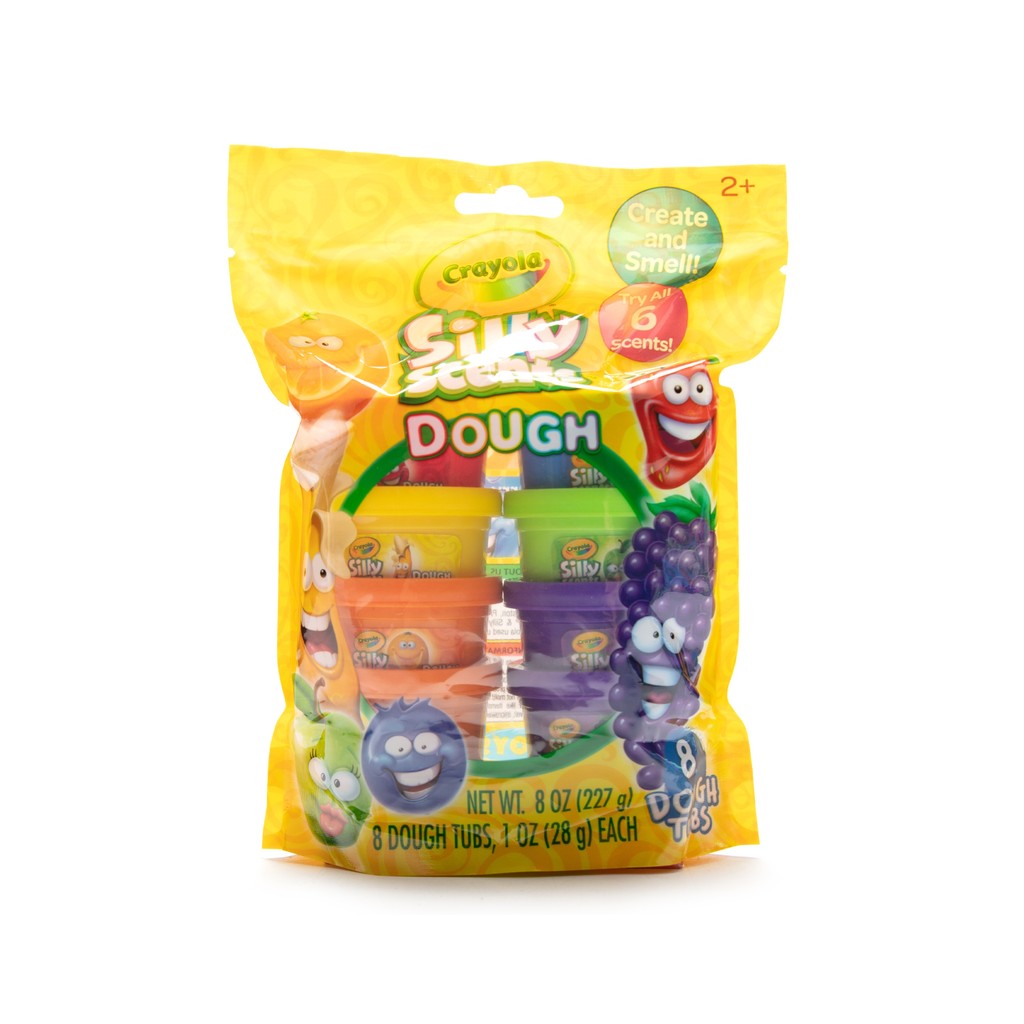 Crayola Silly Scents 1oz 8pk Dough Set เครโยล่า แป้งโดว์หอม ขนาด 1ออนซ์ แพ็ค 8ชิ้น A1-2130