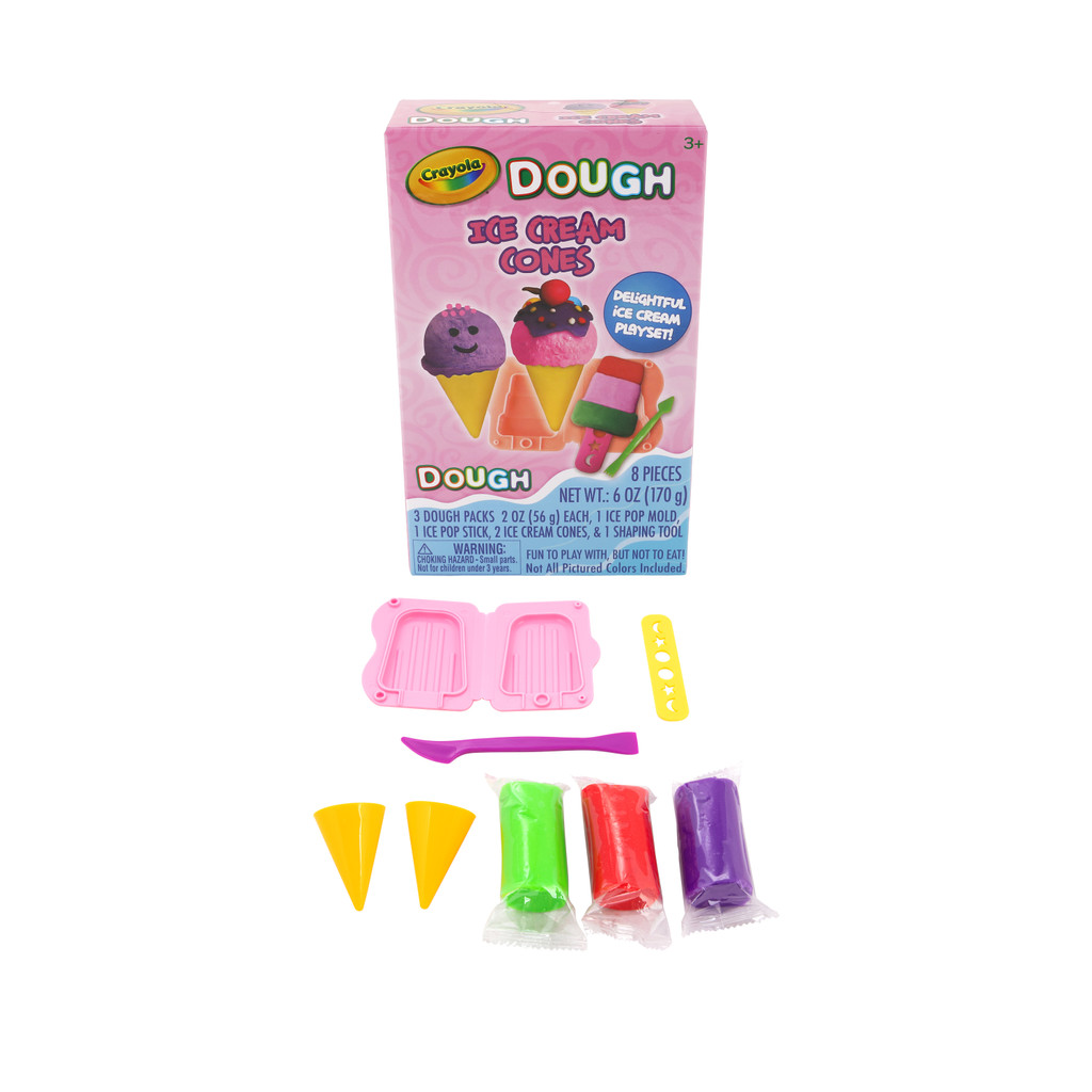 Crayola Ice Cream Dough Mini Playset เครโยล่า ชุดปั้นแป้งโดว์ ไอศกรีม ขนาดเล็ก A1-2087