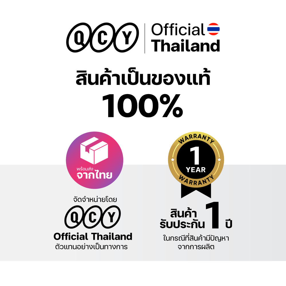 QCY Melobuds N50 True Wireless หูฟังไร้สาย In-Ear ตัดเสียงรบกวน ANC ไมค์ 6 ตัว AI ตัดเสียงรบกวน - รูปที่ 6