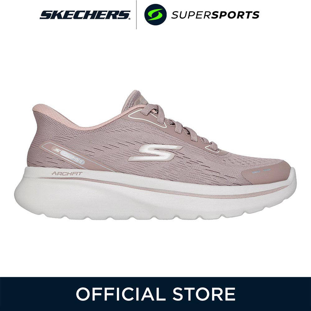 SKECHERS Hands Free Slip-ins® Relaxed Fit®: GO WALK® Arch Fit® N-Joy รองเท้าออกกำลังกายผู้หญิง
