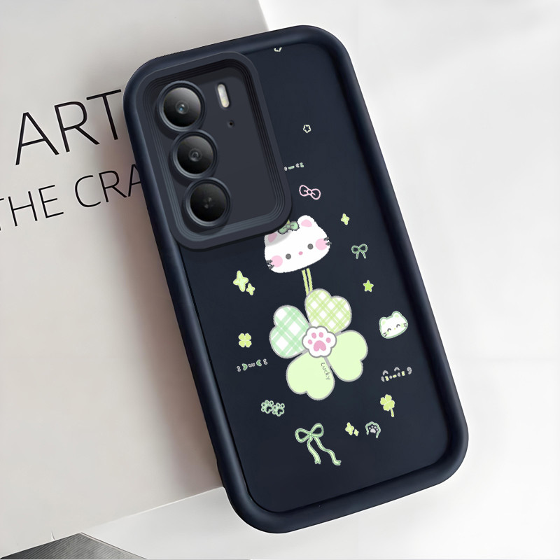 เคสสำหรับ Realme C75 4G C75X 4G 14X 5G เคสโทรศัพท์รูปแมว