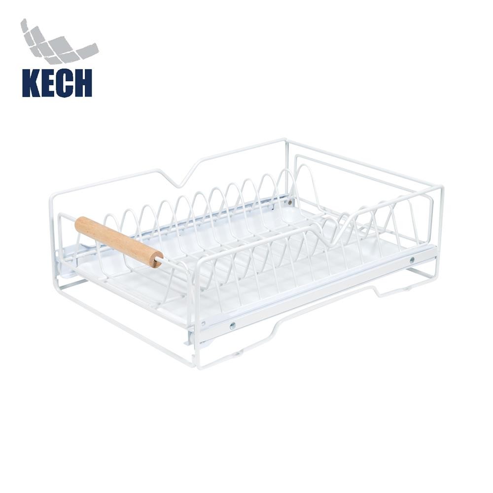 KECH ตะกร้าเก็บจานในตู้ครัวมีรางเลื่อน INSPACE จัดส่งโดย HomePro