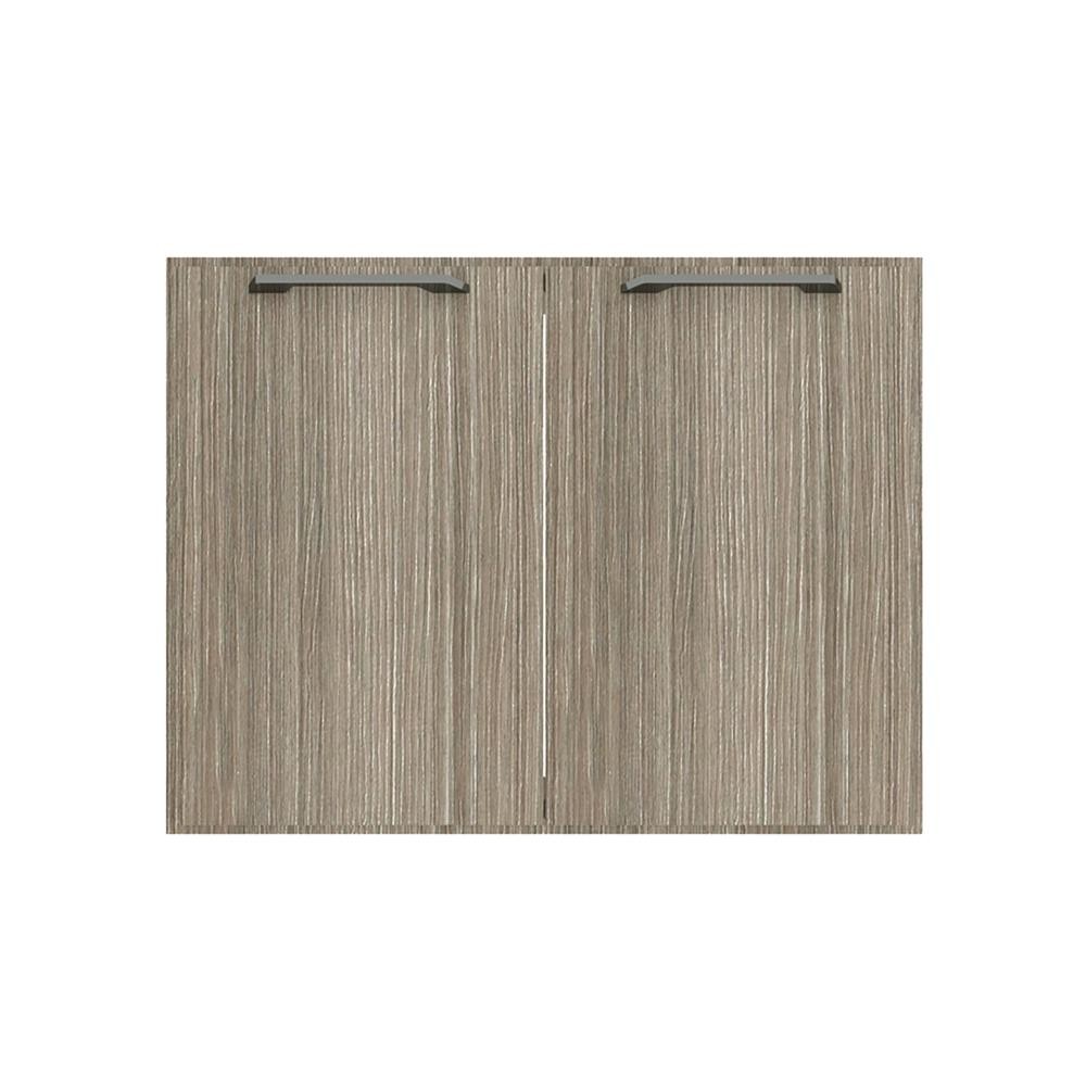 HomePro บานซิงค์คู่  ENZO 80x60 ซม. สีเอ็มไพร์โอ๊ก แบรนด์ PARAZZO