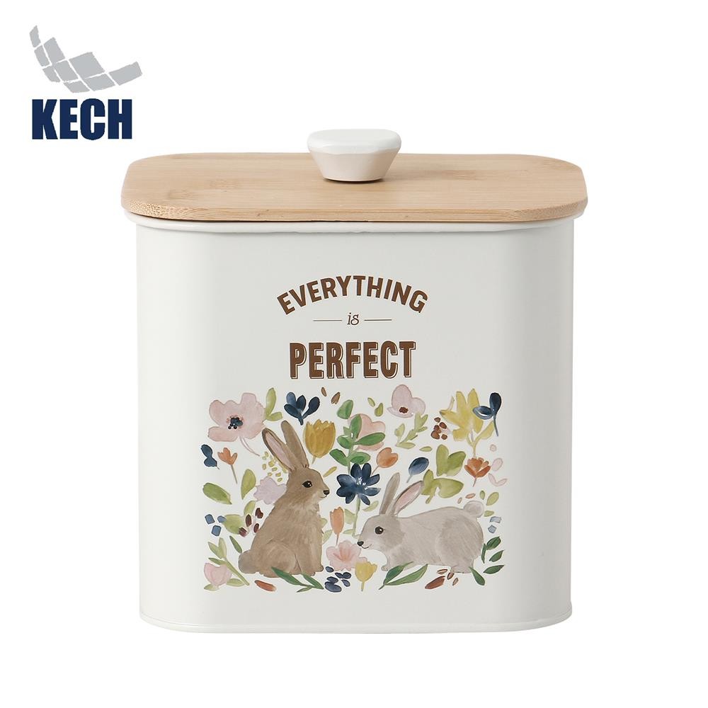 HomePro ขวดโหลเหลี่ยมฝาดึง  BUNNY BOX 2.3 ลิตร แบรนด์ KECH