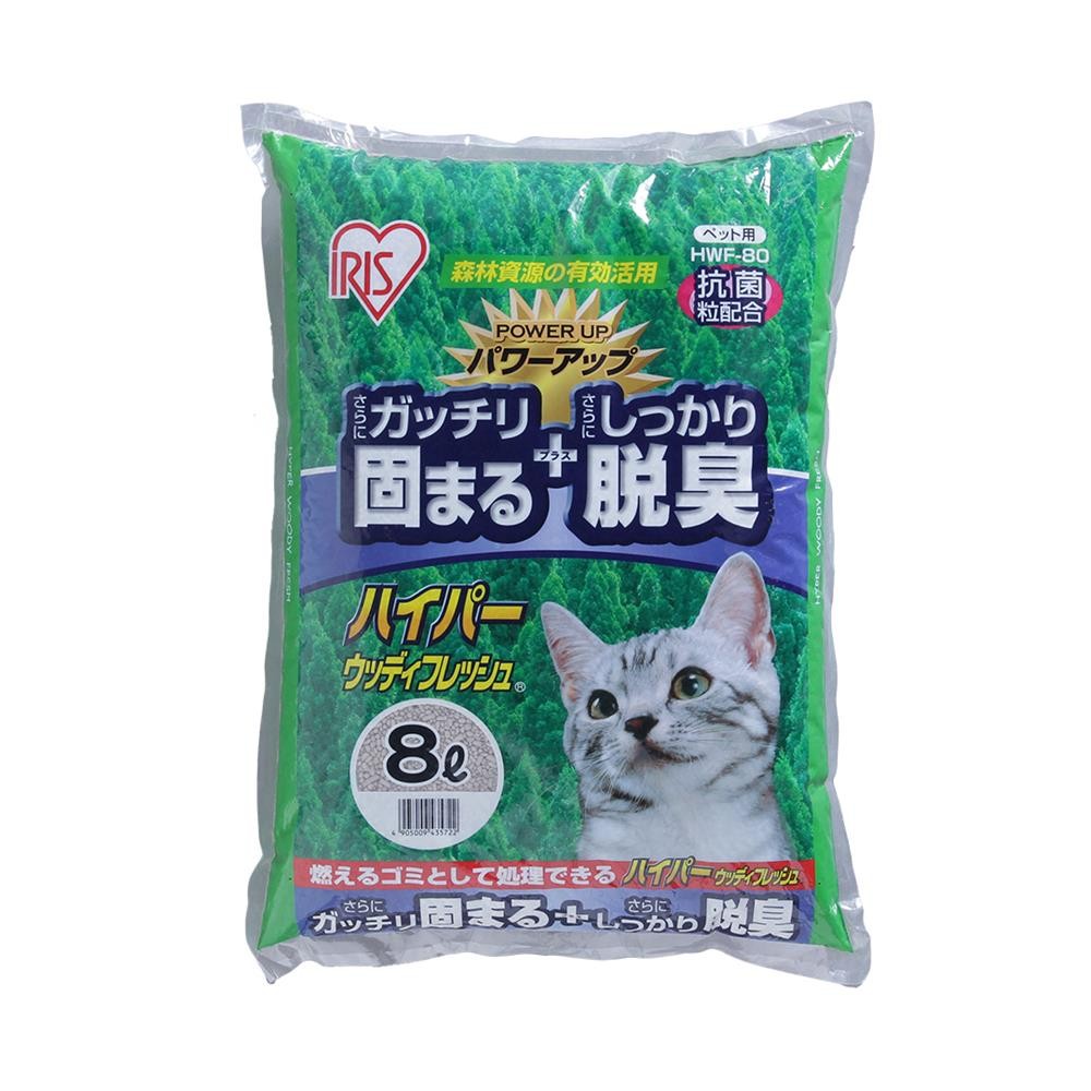 IRIS OHYAMA ทรายแมวจากไม้ HWF-80 8 ลิตร จัดส่งโดย HomePro