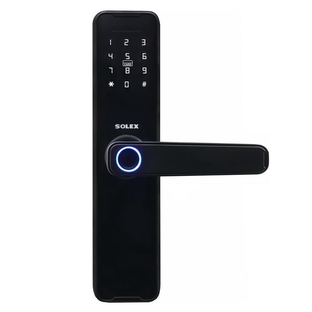 [จัดส่งพร้อมติดตั้ง] SOLEX Digital Door Lock กลอนดิจิตอล FPCK 6025 สีดำ จัดส่งโดย HomePro กลอนประตู Digital ดิจิตอลล็อค