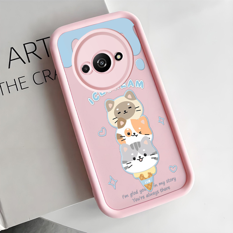 เคสสำหรับ Xiaomi Redmi A3 A3X POCO C61 เคสแมว